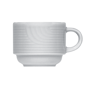 картинка Чашка кофейная 90мл. D=6,H=5,L=8см.«Карат» фарфор белый 