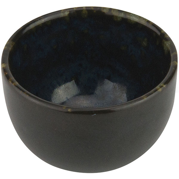 картинка Соусник 70мл.D=65,H=40мм.«Фобос» керамика черный,синий 