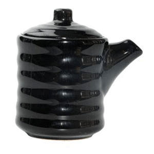 картинка Соусник-бутылка 150мл D=6,H=9см «Киото-блэк» фарфор черный 