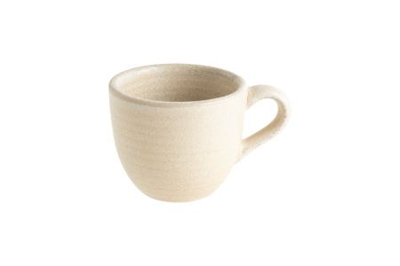 картинка Чашка 100 мл. кофейная d=63 мм. h=52 мм. Мираж Риппл (блюдце MRGRPL01STB) 