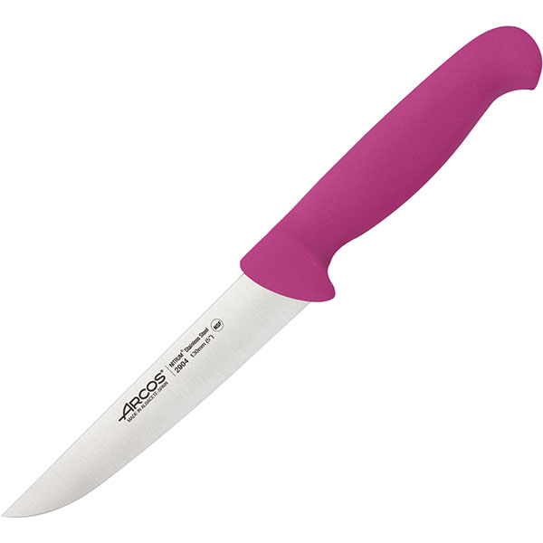 картинка Нож кухонный L=250/130, B=23мм. «2900» сталь нерж.полипроп.фиолет. 