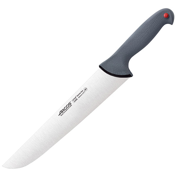 картинка Нож для мяса L=44/30см.«Колор проф» сталь нерж.,полипроп.серый 