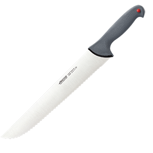 картинка Нож для мяса L=49/35см.«Колор проф» сталь нерж.,полипроп. серый 