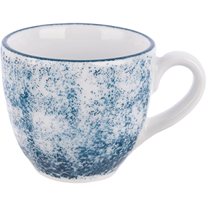 картинка Чашка для эспрессо 80мл. «Аида» фарфор,белый,синий 
