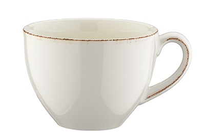 картинка Чашка 230 мл. чайная d=93 мм. h=69 мм. Ретро коричневый край (блюдце E100RIT01CT, E100GRM01STB) 