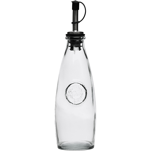 картинка Бутылка для масла и уксуса 300мл с дозатором, стекло, прозр 