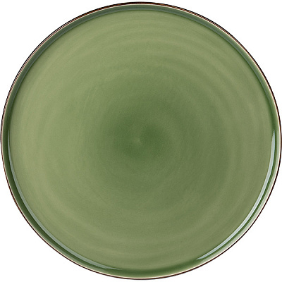 картинка Тарелка D=27см «Сейдж» фарфор,зелен.,бронз. 