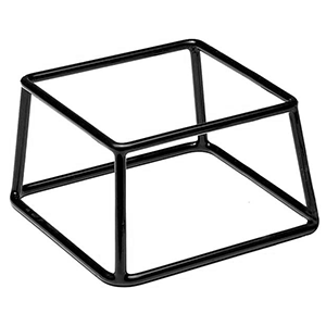 картинка Подставка для фуршетн.блюд H=10,L=18,B=18см металл черный 