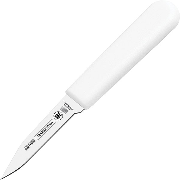 картинка Нож для чистки овощей L=75мм. сталь нерж. белый 