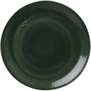 картинка Тарелка мелкая D=250,H=17мм.зелен.«Визувиус Бёрнт Эмералд» 