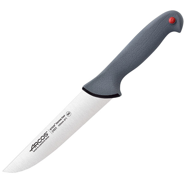 картинка Нож для мяса L=28, 5/15см.«Колор проф» сталь нерж.,серый,черный 