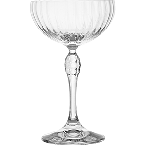 картинка Шампанское-блюдце 220мл.D=97,5,H=160мм «Америка 20х» стекло,прозр. 
