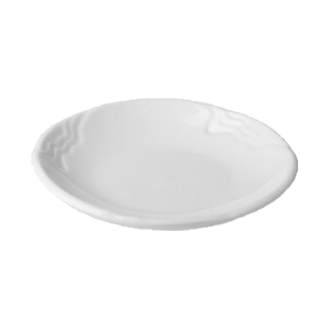 картинка Тарелочка для масла D=9,H=1.5см.«Мелодия» фарфор белый 