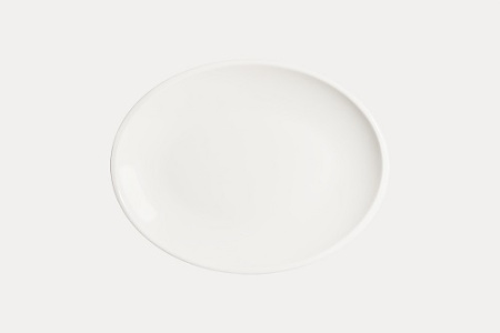картинка Блюдо овальное 360*280 мм. Белый 