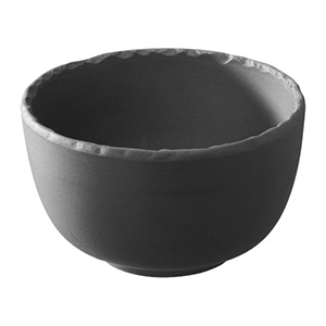 картинка Салатник 80мл D=7.5,H=4.5см черный «Базальт» фарфор 