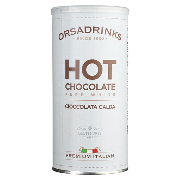 картинка Смесь сухая для приготовления напитков «Горячий Белый Шоколад» ODK 1 кг, D=10,H=19см 
