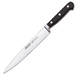 картинка Нож кухонный L=33/21,B=3см «Класика» сталь нерж.,полиоксиметилен черный 