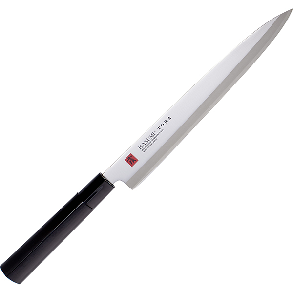 картинка Нож кухонный для сашими L=375/240,B=32мм.сталь нерж.,дерево металлич.,черный 