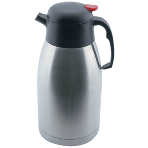 картинка Кофейник-термос 2л H=27,L=15.8,B=13.7см для кофе,чая сталь,пластик серебрян.,черный 