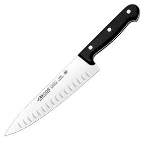 картинка Нож поварской L=320/200,B=48мм «Универсал»черный 