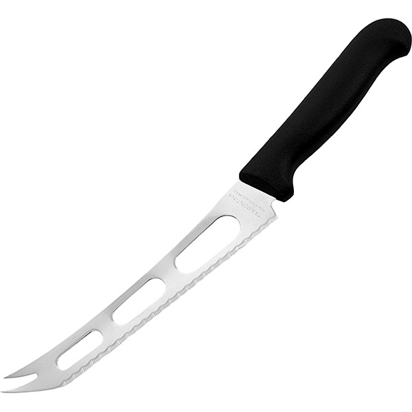 картинка Нож для сыра L=15см.сталь нерж.,пластик черный 