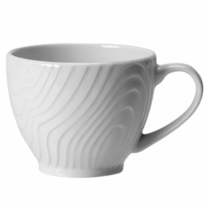 картинка Чашка чайная 180мл. D=8,H=6.5см. белый «Оптик» фарфор 