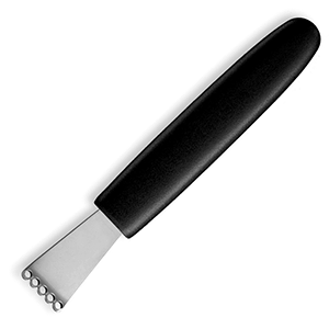 картинка Нож для цедры ,H=1,L=17,B=6см. пластик,сталь нерж. 