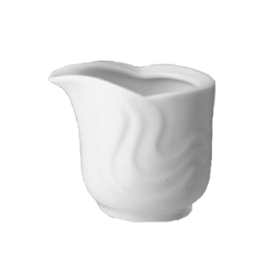 картинка Молочник 40мл. H=4.5,L=5.4,B=3.9см.«Мелодия» фарфор белый 