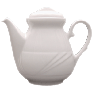 картинка Кофейник с крыш. 1000мл H=17,L=19.5,B=13.5см белый «Аркадия» фарфор 