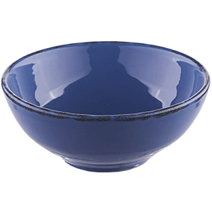 картинка Салатник 450мл. D=13.5,H=5.5см.«Синий крафт» керамика голуб. 