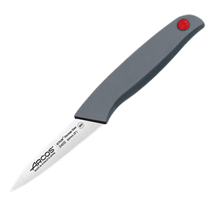 картинка Нож для чистки овощей и фруктов L=190/80,B=17мм.«Колор проф» сталь нерж.,полипроп. 