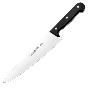 картинка Нож поварской L=38.5/25, B=5.3см «Универсал» черный 