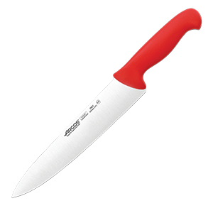 картинка Нож поварской L=387/250,B=51мм «2900» красный 