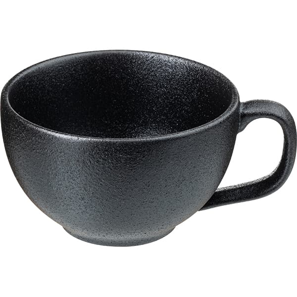 картинка Чашка чайная 300мл D=100,H=65мм «Кунстверк Блэк» фарфор  черный 