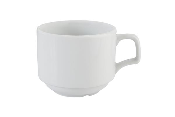 картинка Чашка чайная, стопируемая, 240мл, Белый SOLEY 