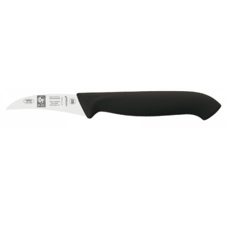 картинка Нож для чистки овощей 60/170 мм. изогнутый, черный HoReCa 