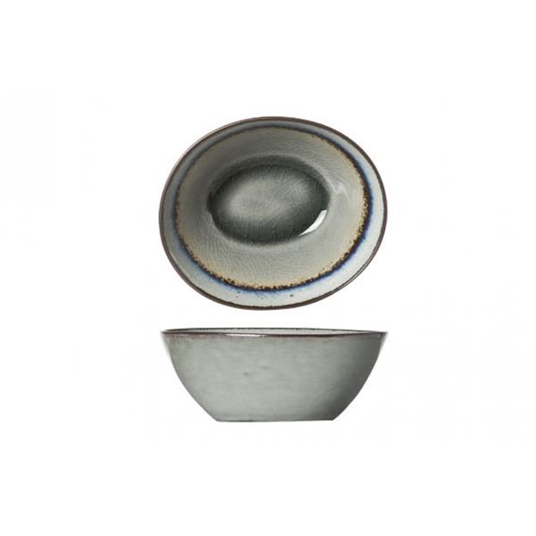 картинка Чаша малая, овальная 4*3,5*Н1,5 см, фарфор, покрытие - глазурь,Pollux 