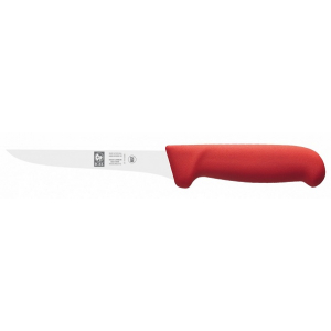 картинка Нож обвалочный 150/275 мм. изогнутый красный  Poly Icel 