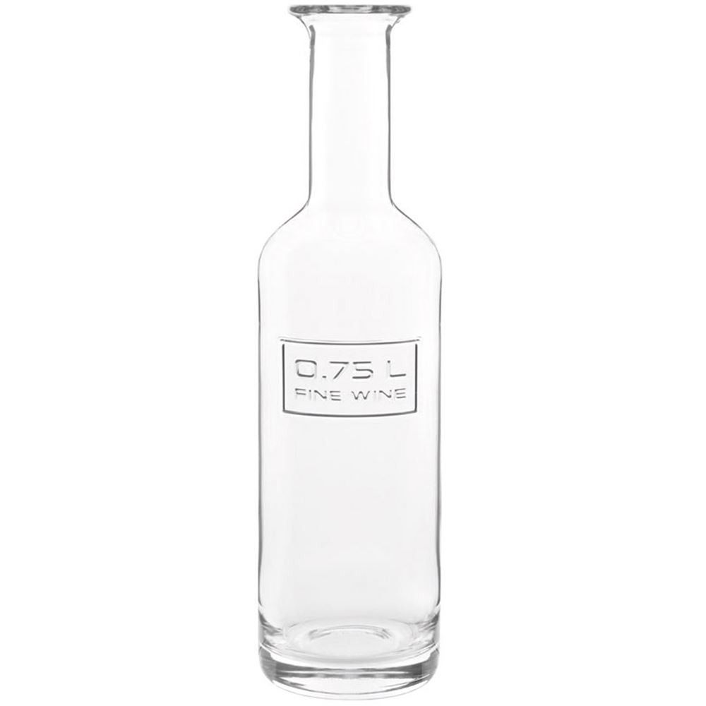 картинка Бутылка для вина без крышки «Оптима»;стекло;0,75л;прозр. 