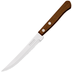 картинка Нож для стейка с дерев.ручкой ,L=210/113,B=8мм.сталь нерж.,дерево 