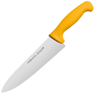 картинка Нож поварской L=34/20,B=4.5см желт. 