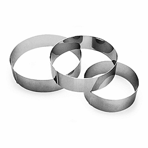 картинка Кольцо кондитерское D=240,H=60мм сталь нерж. металлич. 