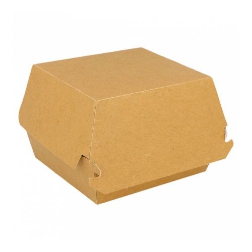 картинка Коробка картонная для бургера14x12,5x8см,натуральный (цена за-50шт/уп)  GDP 