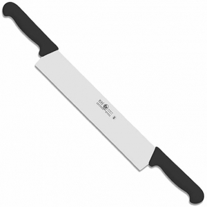 картинка Нож для сыра 360/640 мм с двумя ручками, черный PRACTICA 