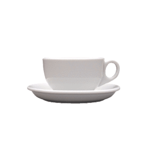картинка Чашка чайная 250мл белый «Америка» фарфор 