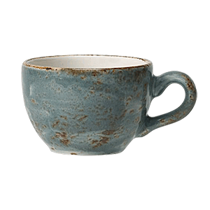 картинка Чашка кофейная 85мл.D=6.5,H=5,L=8.5см синий«Крафт» фарфор 