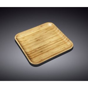 картинка Блюдо для подачи квадр. 17,5*17,5 см, бамбук Wilmax 