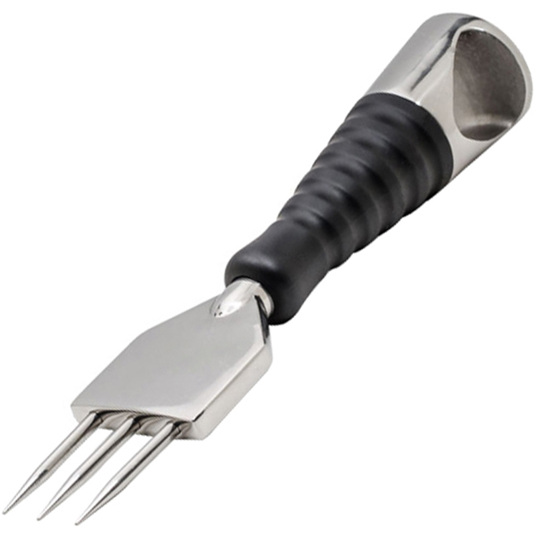 картинка Нож для колки льда L=22, B=5см.«Посейдон Айс Пик» сталь нерж., пластик серебрист.,черный 