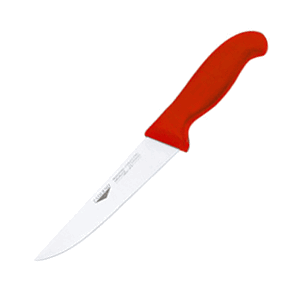 картинка Нож для обвалки мяса сталь L=29/16,B=3см красный 