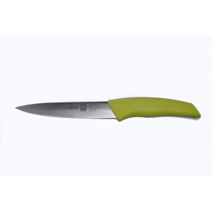 картинка Нож кухонный 150/260 мм. салатовый I-TECH 